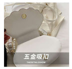 ELEGANT PEARL CHAIN SHELL BAG