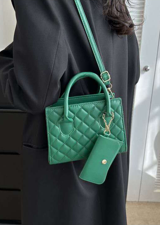 SQUARE PATTERNED SLING BAG