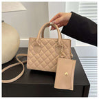 SQUARE PATTERNED SLING BAG