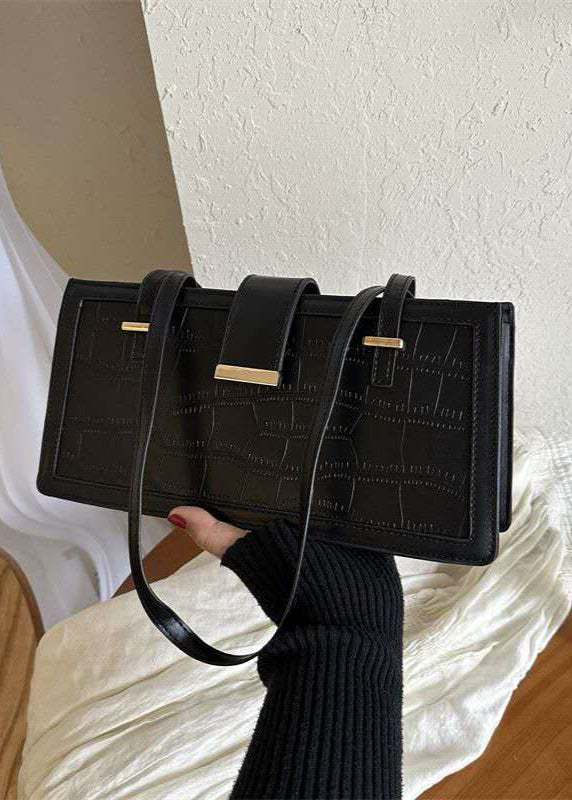 CROCODILE PATTERN SHOULDER BAG