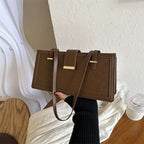 CROCODILE PATTERN SHOULDER BAG